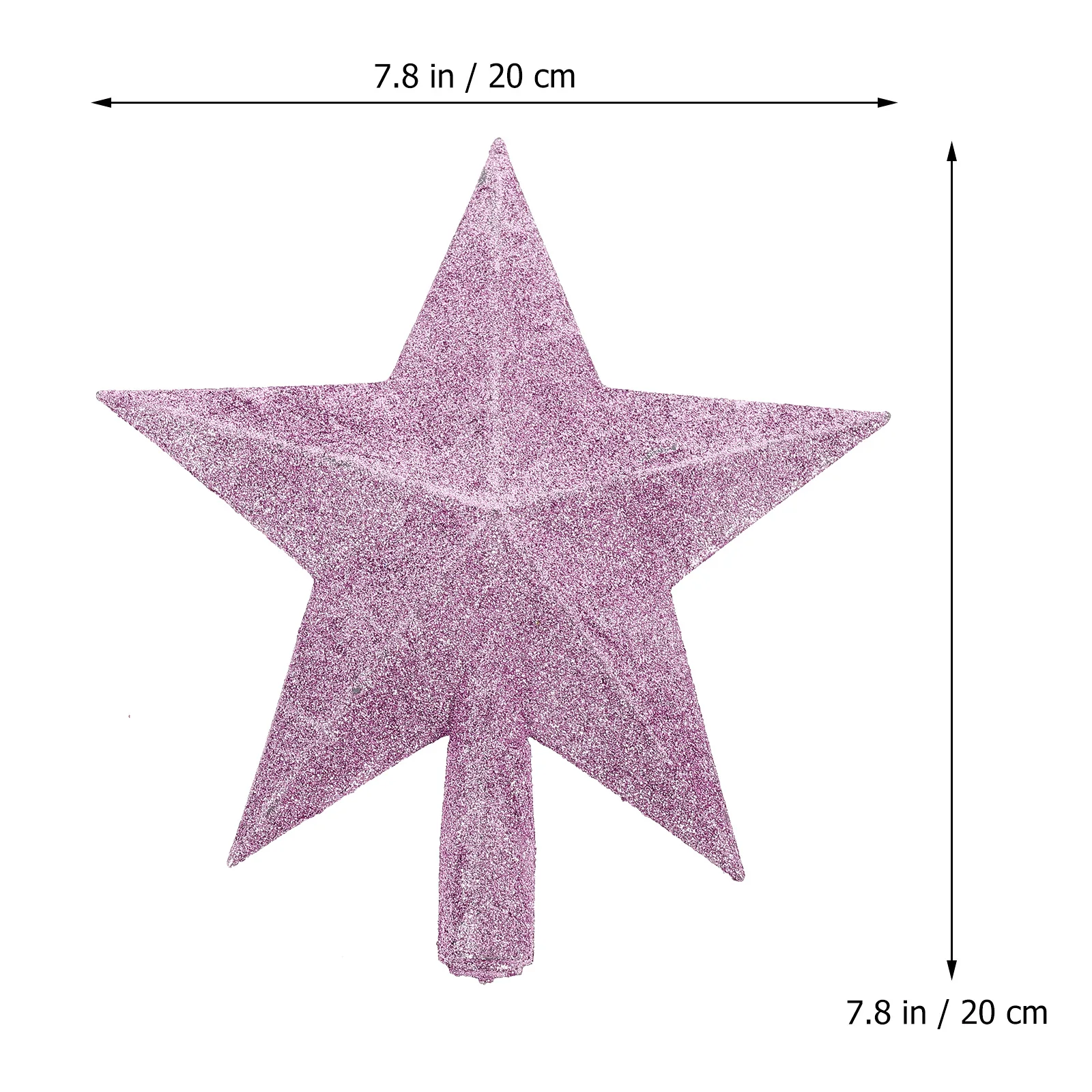 

15 Cm Christmas Tree Star Ornament Glitter Treetop Topper Holiday Home Christmas Tree Star Party Decorations Sparkling