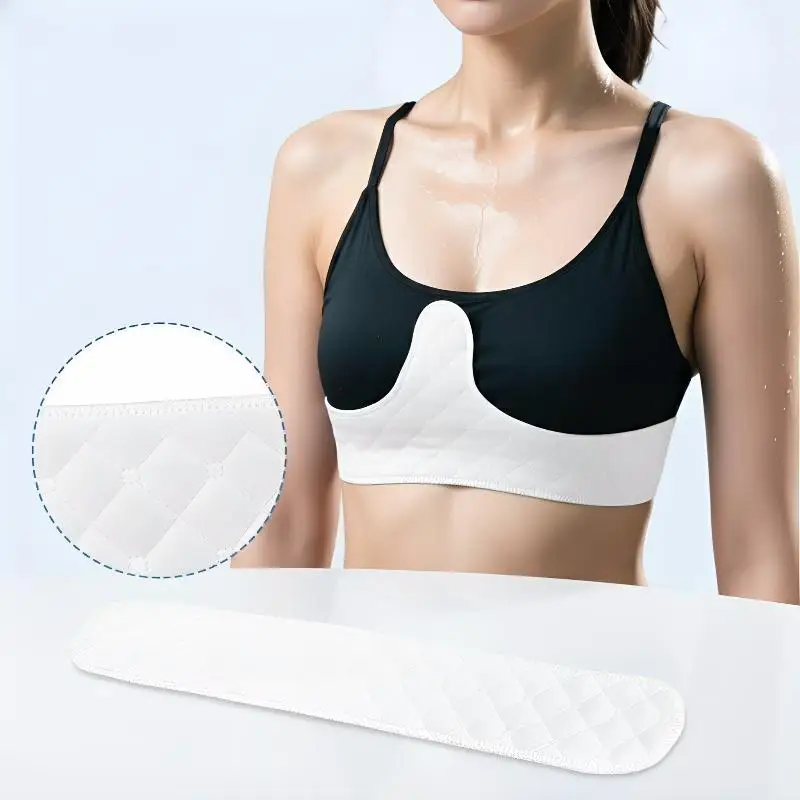 1 Pcs Sweat Absorbing Bra Straps Quick-Dry Sweat Absorber Pads For Women Abdomen Bra Pads Liners Comfortable Black Bra Inserts