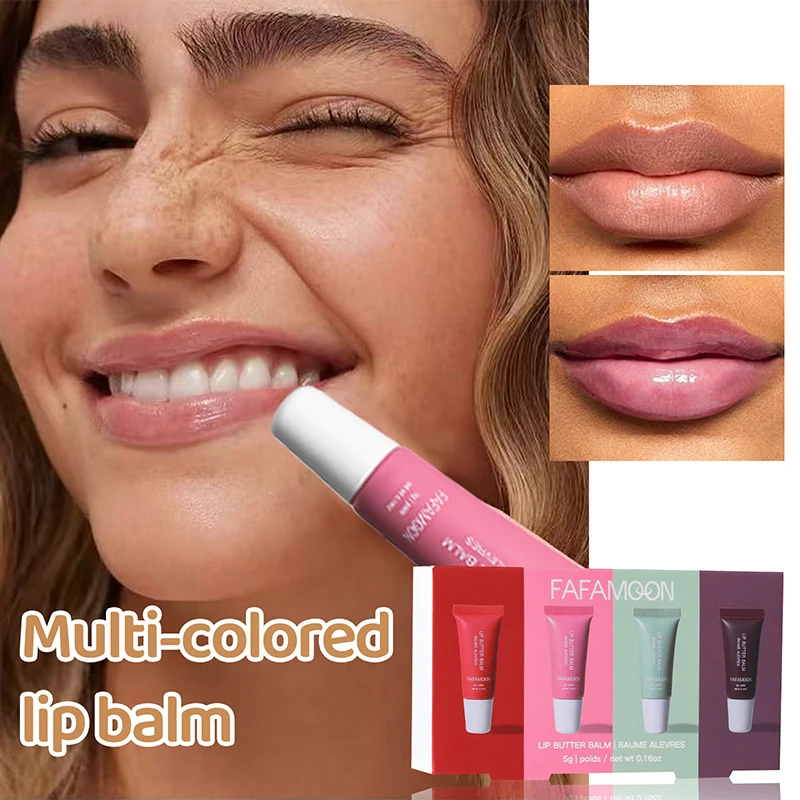 Sommer Lip Feuchtigkeitsspendende Lippenbalsam Pflege Set Lippenbalsam Glättung Lippen Linien Anhaltende Pflege Für Frauen Tägliche Pflege Make-Up Lippen Pflege