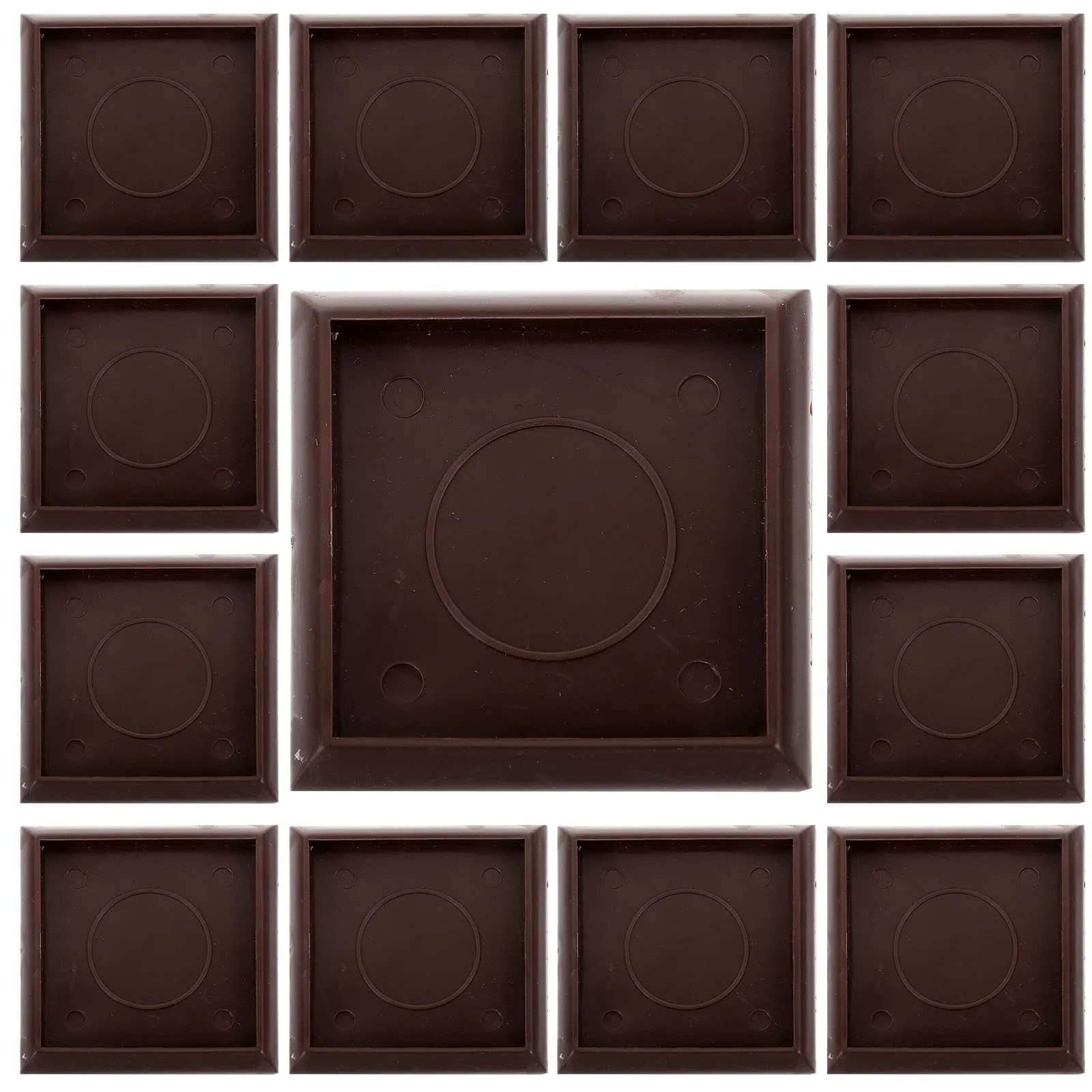 

10Pcs Plastic Furniture Leg Covers Non Slip Pads Chair Floor Protectors for Wood Laminate Tile Parquet Plastic Furniture Mats