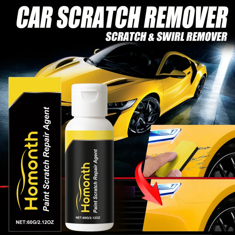 

Крем для ухода за лакокрасочным покрытием автомобиля HOMONTH: ремонт царапин, полировка, очистка, ежедневный уход.