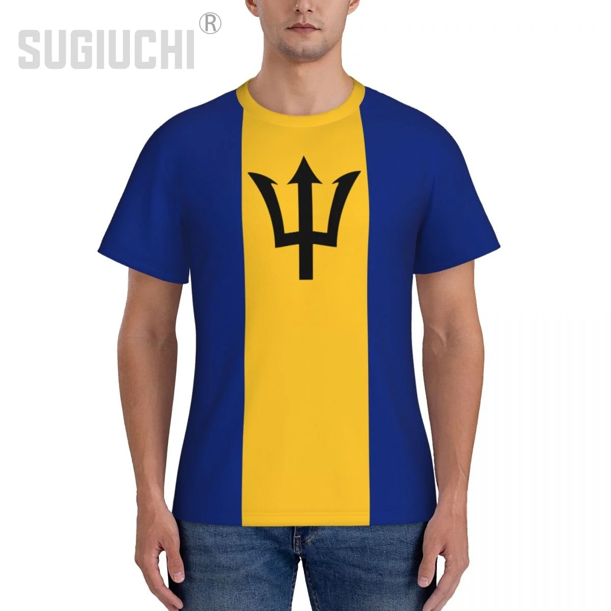 Tight Sports T-shirt Barbados Flag Barbadian 3D For Men Women Tees jersey Clothes Soccer Football Fans Gift Patriotic T shirt