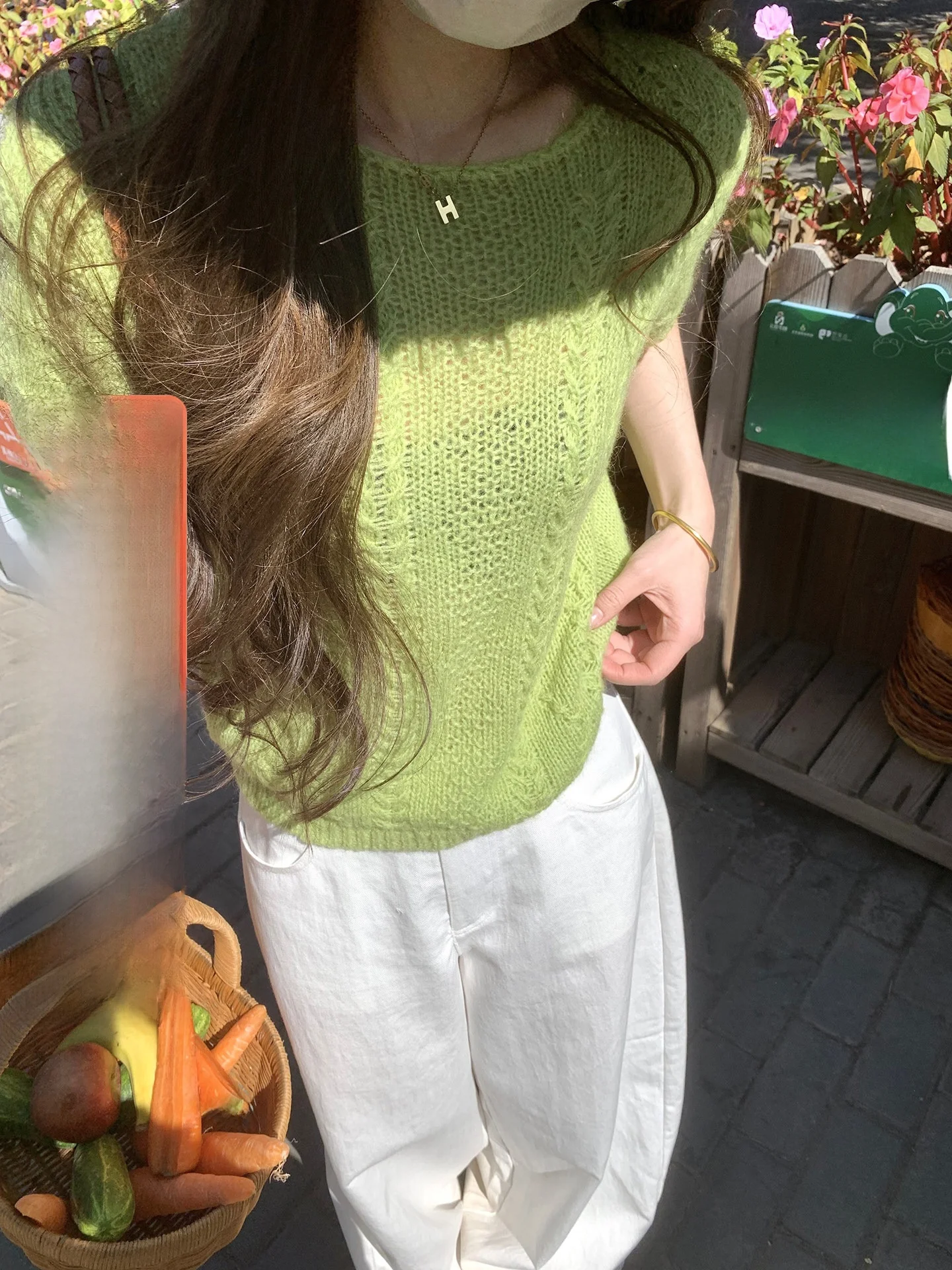 

Cloud Sensation Series Spring Summer New Arrival Knitted ort Sve Twist Yarn Sweater Medium Gauge Nylon Polyester Wool Blend