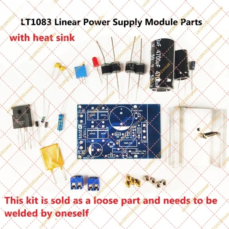 Electronic DIY kit LT1083/LT1084 adjustable linear power module voltage regulator board 2.5-35V super LM317