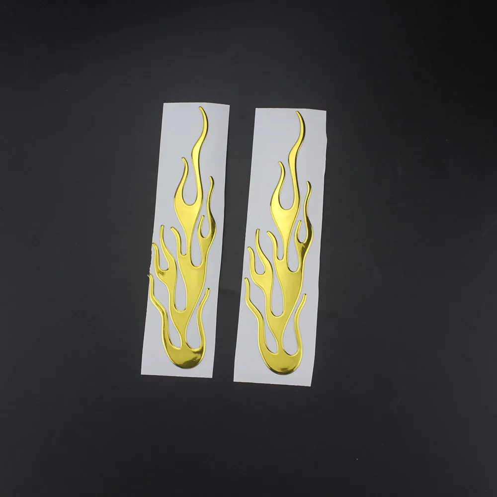 Universal Motorrad 3D Flamme Feuer Reflektierende Aufkleber Vinyl Aufkleber Touring ATV Roller Off-road – Detail 12
