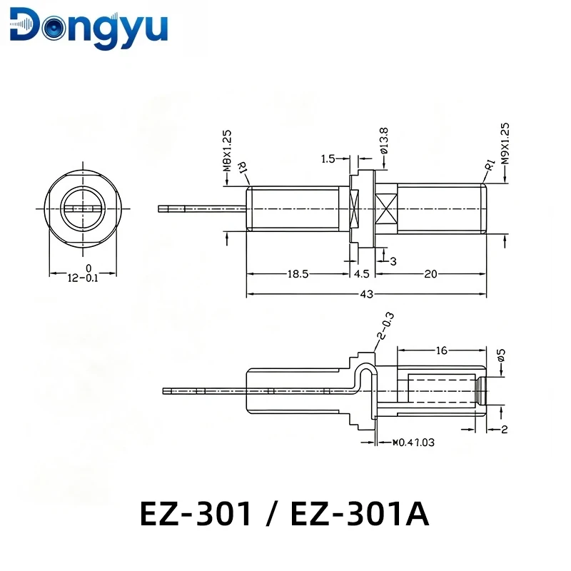 EIZZ EZ-301 EZ-301A Pure Copper Real Gold Plated Amplifier Terminal, Single Point Transmission Speaker Audio Plug Connector