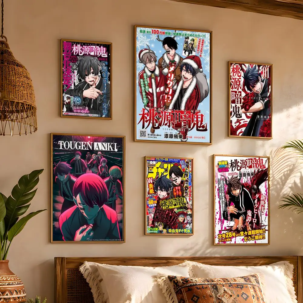Hot Anime T-Tougen A-Anki Daily Visual Inspiration Essential Room Upgrades DIY Room Decor Poster