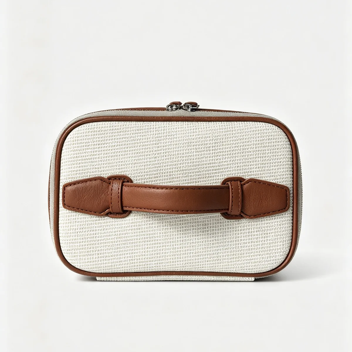Neue Damen-Kosmetiktasche aus Canvas, hochwertigem Leder, große Reisehandtasche, Organizer, Damen-Toilettentasche, Luxustasche – Detail 12
