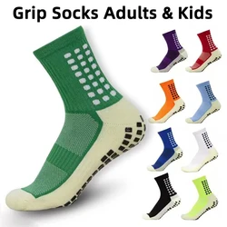 Best Quality Anti Slip Soccer Socks Adults Kids Athletic Sports Sock Non Slip Football Socks Rugby Hockey Grip Sock Unisex