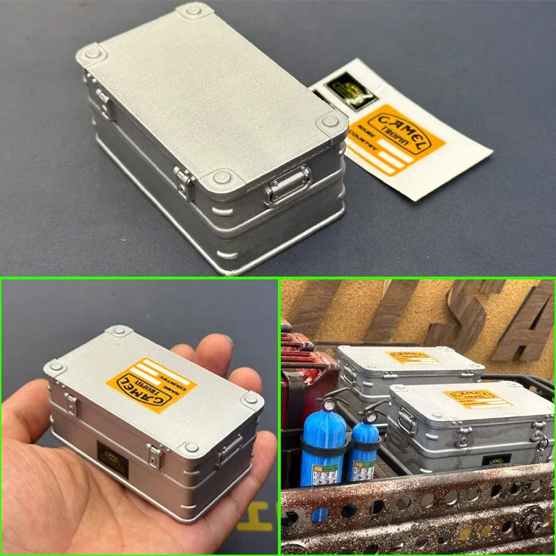 Gesimuleerde Hars Bagagerek Box voor 1/8 1/10 RC Crawler Auto Traxxas TRX4 TRX6 SCX10 Accessoires