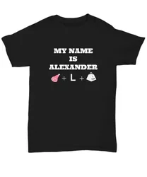 My Name is ALEXANDER HAMLTON Hamilton The Musical 100% cotton summer short sleeve O-neck printed T-shirt.