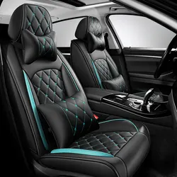 Luxury Leather Car Seat Covers for Hyundai Sonata Genesis G80 G90 Grandeur HB20 Ix20 I20 I10 Matrix Rohens Tucson 2019 Veracruz