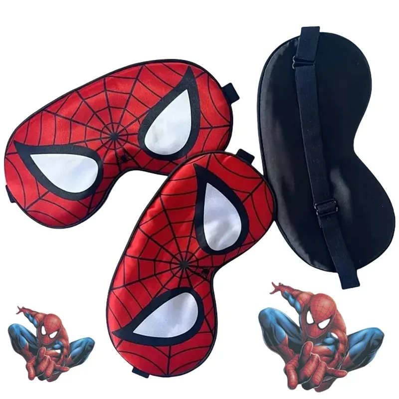 ديزني سبايدرمان قناع النوم النوم الحلو عقال للعيون تغطي للعيون قناع الذكور التصحيح العين قيلولة التغطية