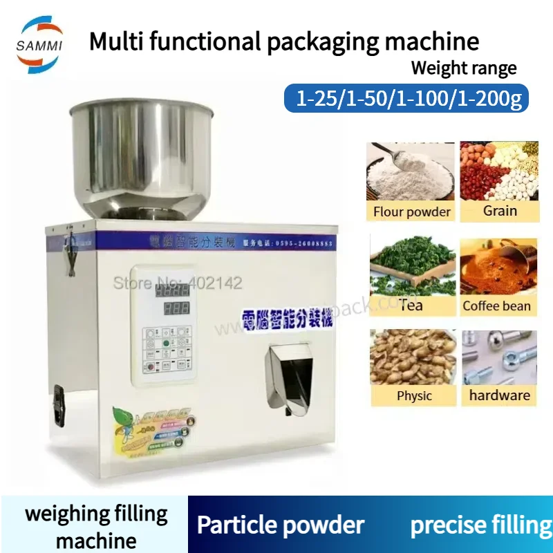 Tea Leaf Machine Automat Fill Scale Herb Filling And Weighing Machine Packing Machine Particle Powder Powder Filling Machine