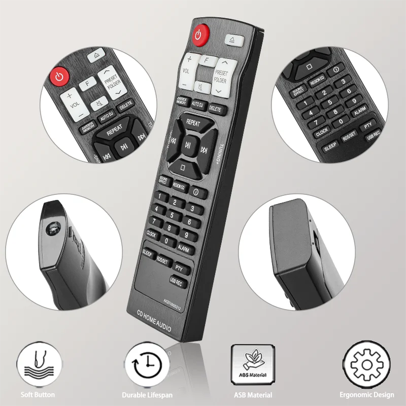 

AKB74955312 For LG Remote Control, For LG Mini Hi-Fi System CM4560 CMS4550W CMS4550F
