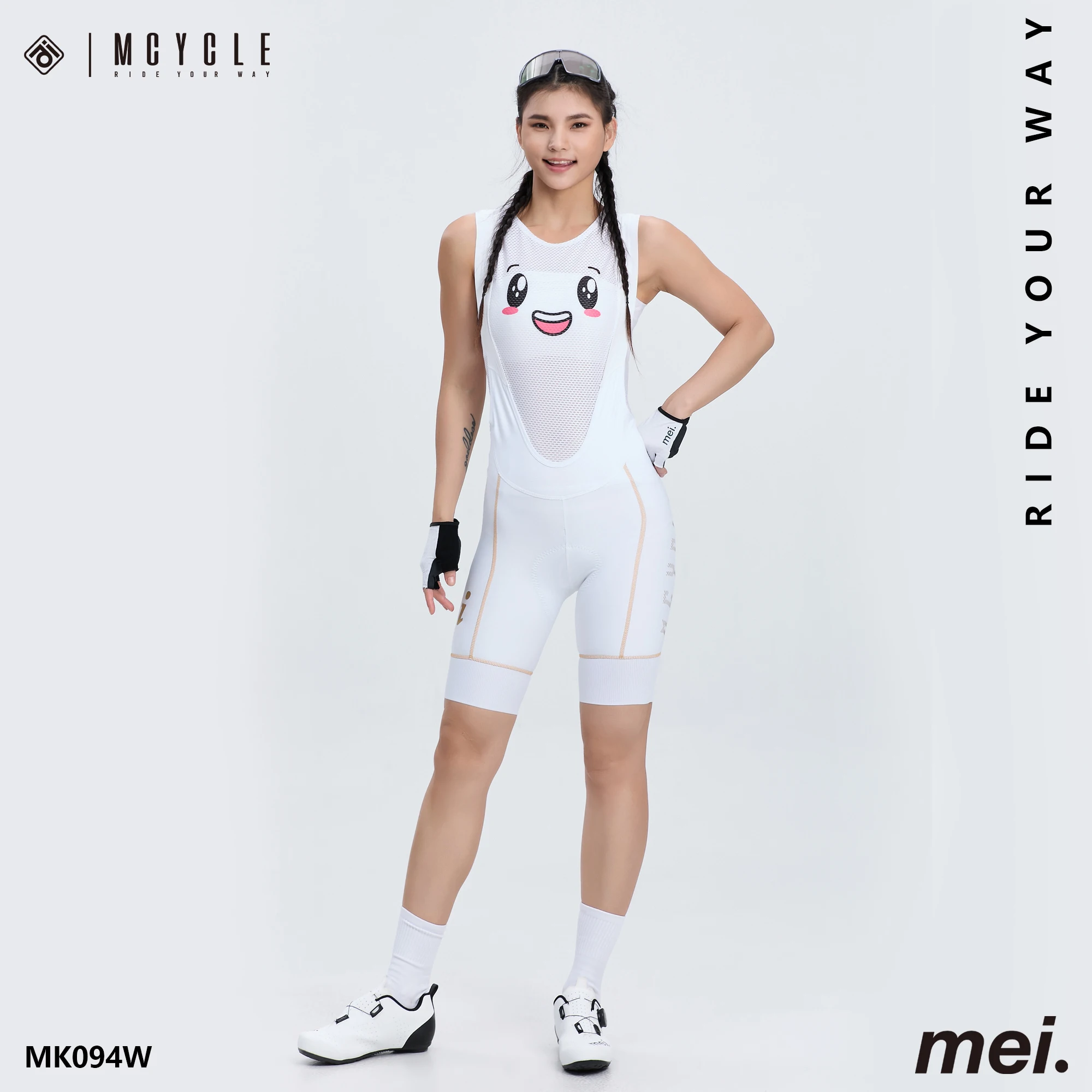 Mcycle New Style Bike Shorts Tights Customize Breathable Padded Women Bicycle Shorts Seamless Cycling Bib Short For Man