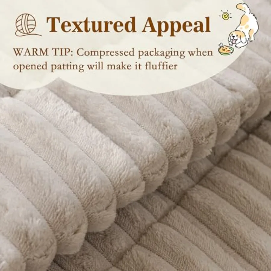 Couch Covers for 3-4 Cushion Sofa Pet Friendly, Couch Cover for Dogs, Sofa Covers for Pets Washable, Soft Non-Slip Sofa Slipcov
