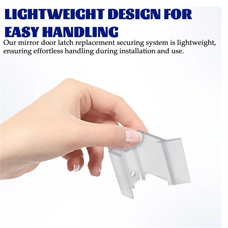 

Защелка для раздвижной зеркальной двери RV H527, универсальная защелка для зеркала, шкафа, замена защелки для раздвижного зеркала, 8 шт.