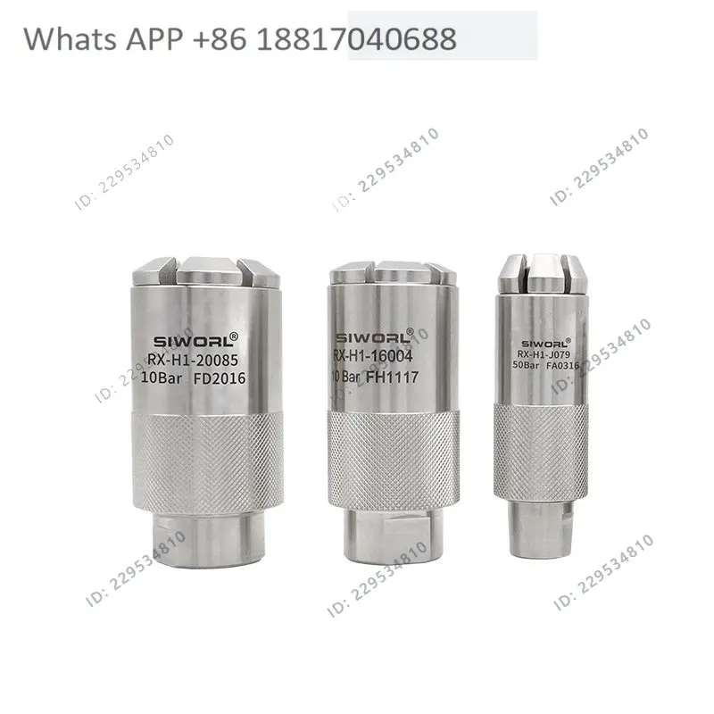 1PC External cartridge-type airtightness test quick connector, high-pressure conduit hole quick-insertion sealing plug