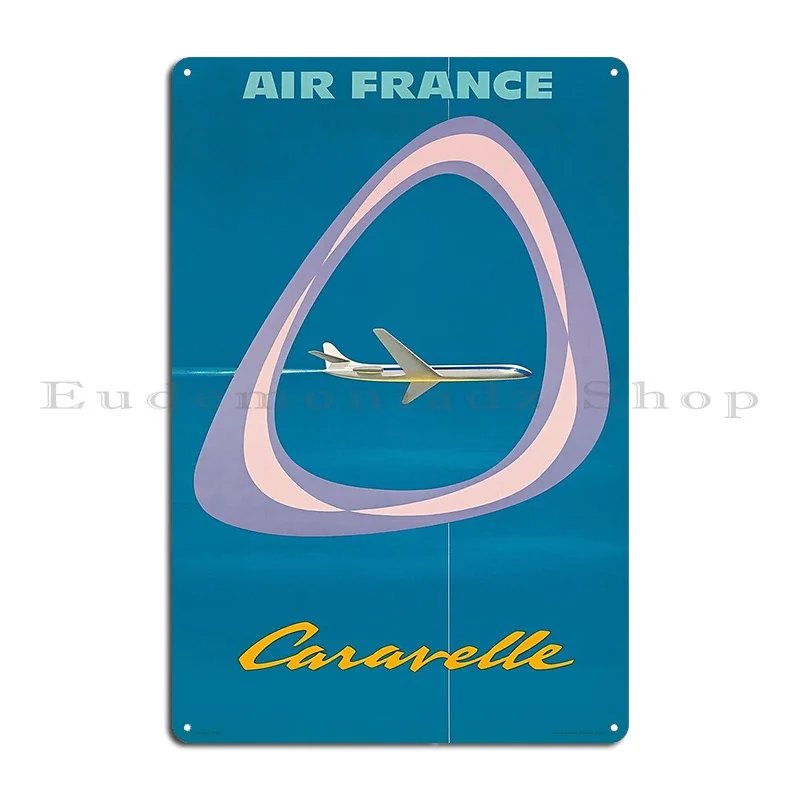 Air France Vintage Poster Metal Signs Custom Funny Mural Bar Living Room Tin Sign Poster