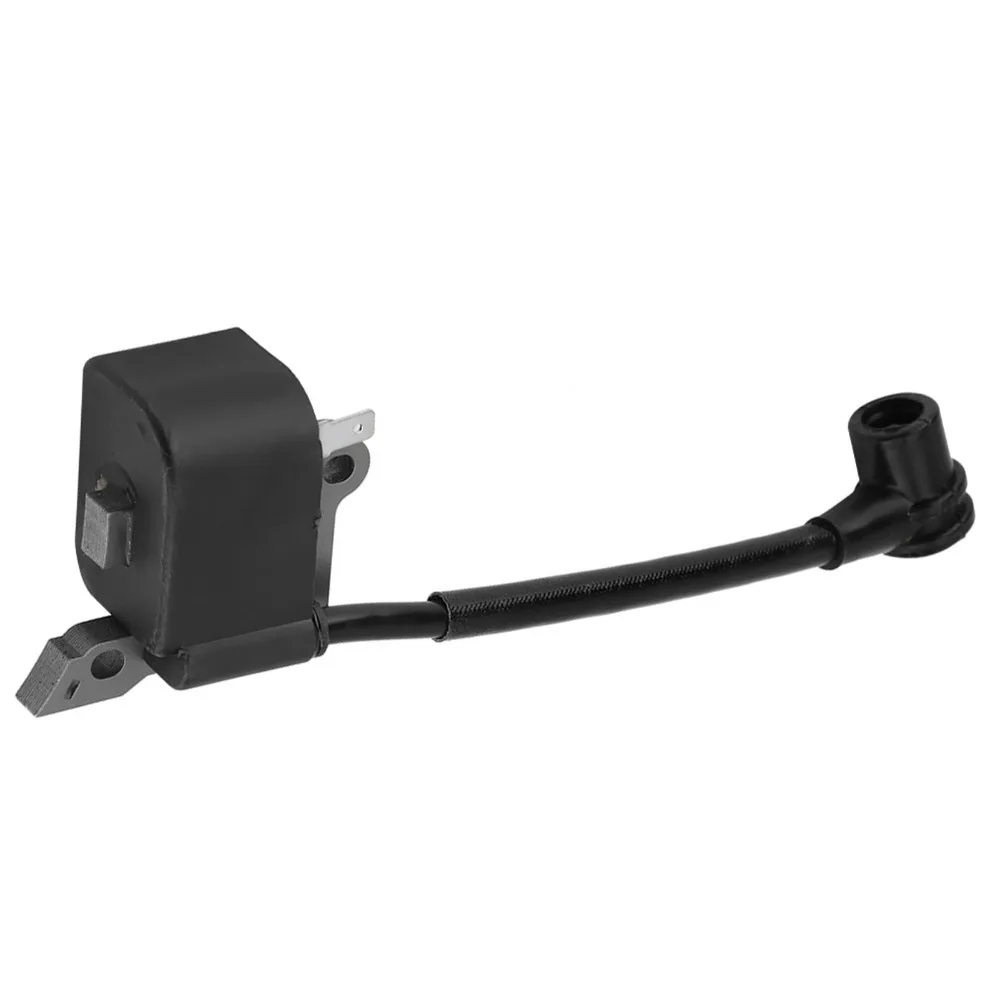 Black Chainsaw Ignition Coil Metal With Wire Replacement Ignition Coil for Husqvarna 136 137 141 23 235 240 26 36 41