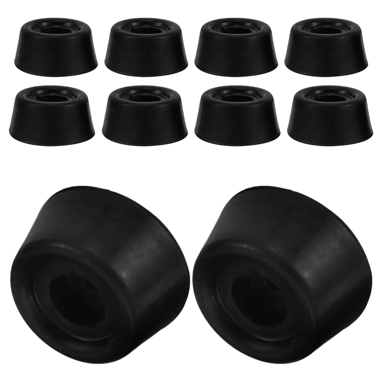 

10pcs Pool Cue Rubber End Cap, Billiard Cue Bottom Tail Protector, Universal Fit Pool Stick Accessories, Billiards Rod