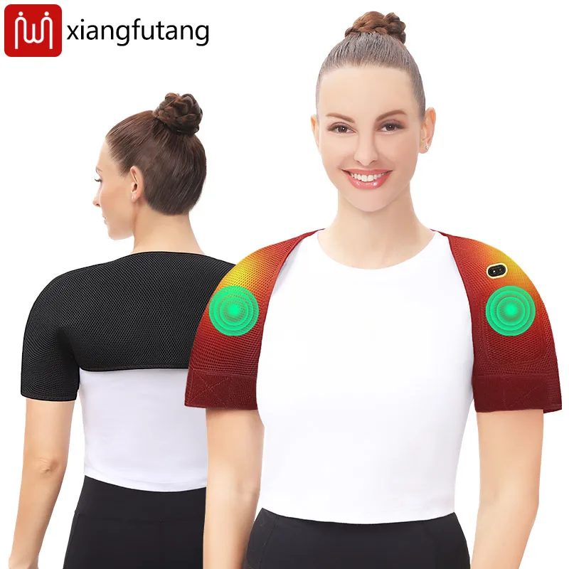 

Shoulder Massager with 3-Gear Heat & Vibration,for Muscle Pain and Arthritis Relief,Aids Sports Recovery,Fitness Fans & Seniors