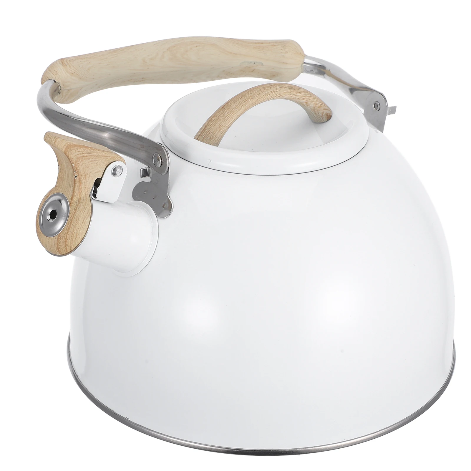 

Stovetop Whistling Teakettle Large Capacity Stainless Steel Camping Kettle Boiling Water Tea Pot Sounding kettle