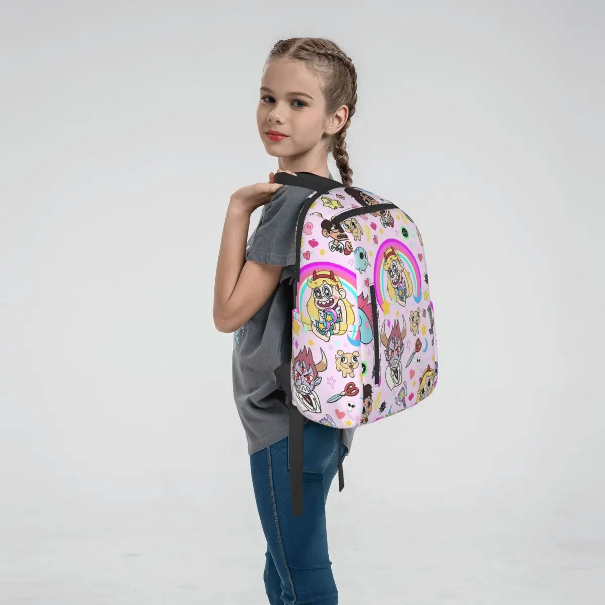 Star VS The Forces Of Evil! Blanket Backpack Daypack Boys Girls BookBag School Bag Shoulder Bags for Men Women