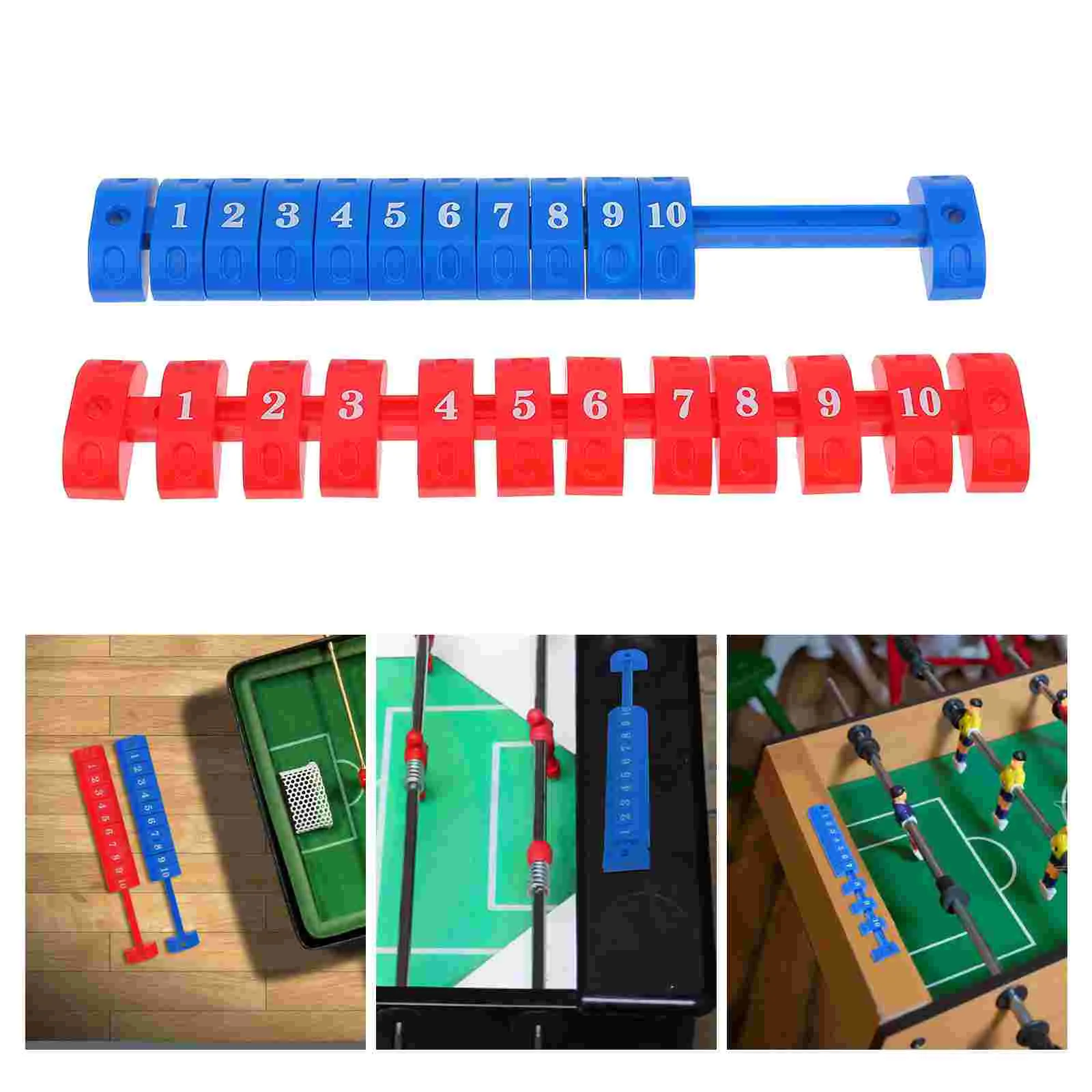 2 Pcs Foosball Parts Board Game Score Counter Scoring Marker Soccer Table Keeper Football