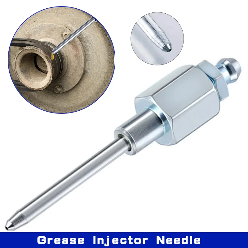 1 Pc Grease Injector Needle Fitting Holder Joints Bearings Grease Needle Adapter Fit For Metal Parts High Speed Steel