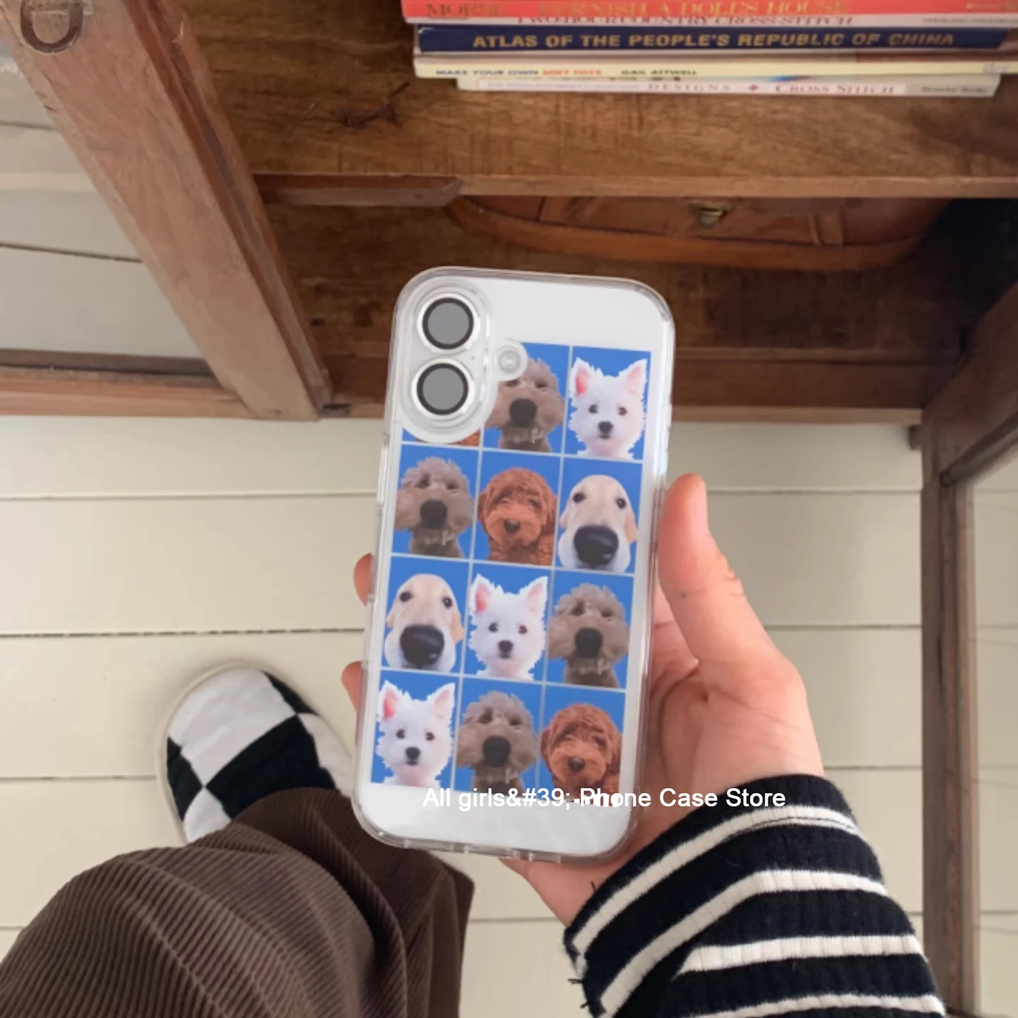 

Корейский милый торт, щенок, фотобудка, INS, чехол для телефона для iPhone 16, 15, 14, 13, 12, 11 Pro XS Max 7, 8 Plus, милый чехол