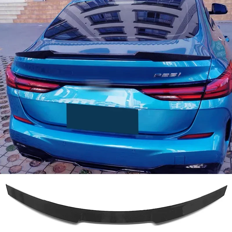 New! Glossy Black Spoiler for BMW F44 2 Series Rear Ducktail Wing 2021 2022 Year Sedan Trunk M4 Style ABS Accessories