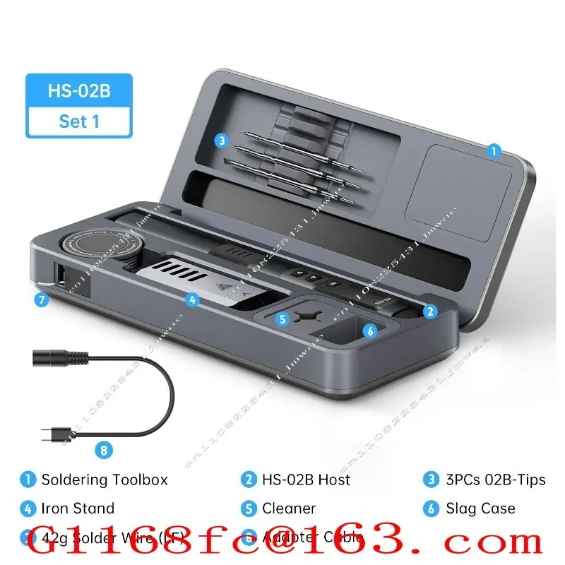 Intelligent Soldering Iron Automatic Sleep 100-450 Temperature Rapid Heating Printed Circuit Board Welding Station