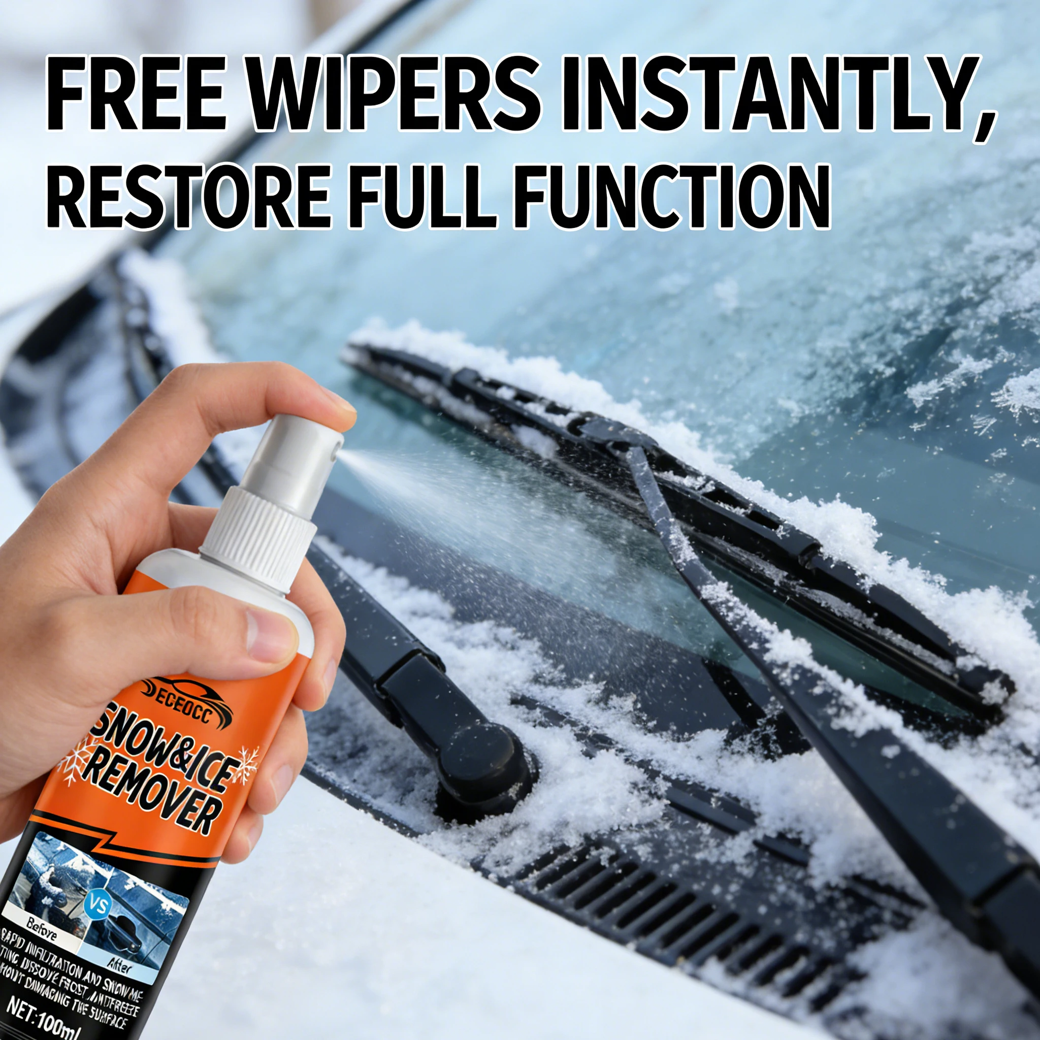 Multi-Purpose Snow Melter, Fast Acting Ice Remover, Ideal for Car, Path & Patio - view 6