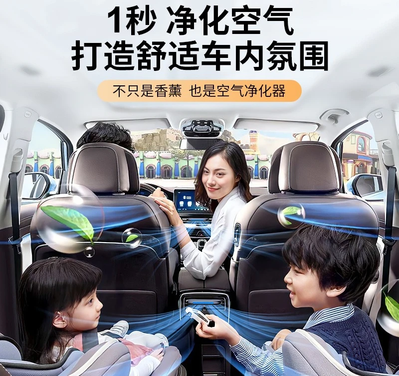 Automatic Spray Car Aroma Diffuser Vehicle Center Console Air Freshener Accessory