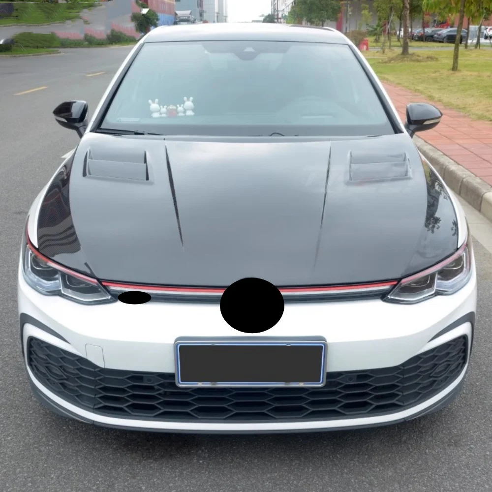 

Carbon Fiber Bonnet Light Weight Engine Cover Front Engine Hood For Volkswagen vw Golf 8 MK8 Modified Auto Accessories