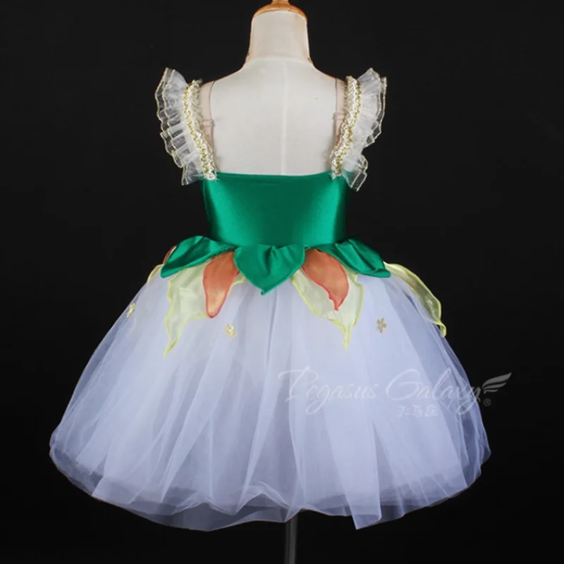 Enfants filles professionnel enfants Ballet Performance justaucorps gymnastique Tutu body Ballet danse jupes robe Costume pour