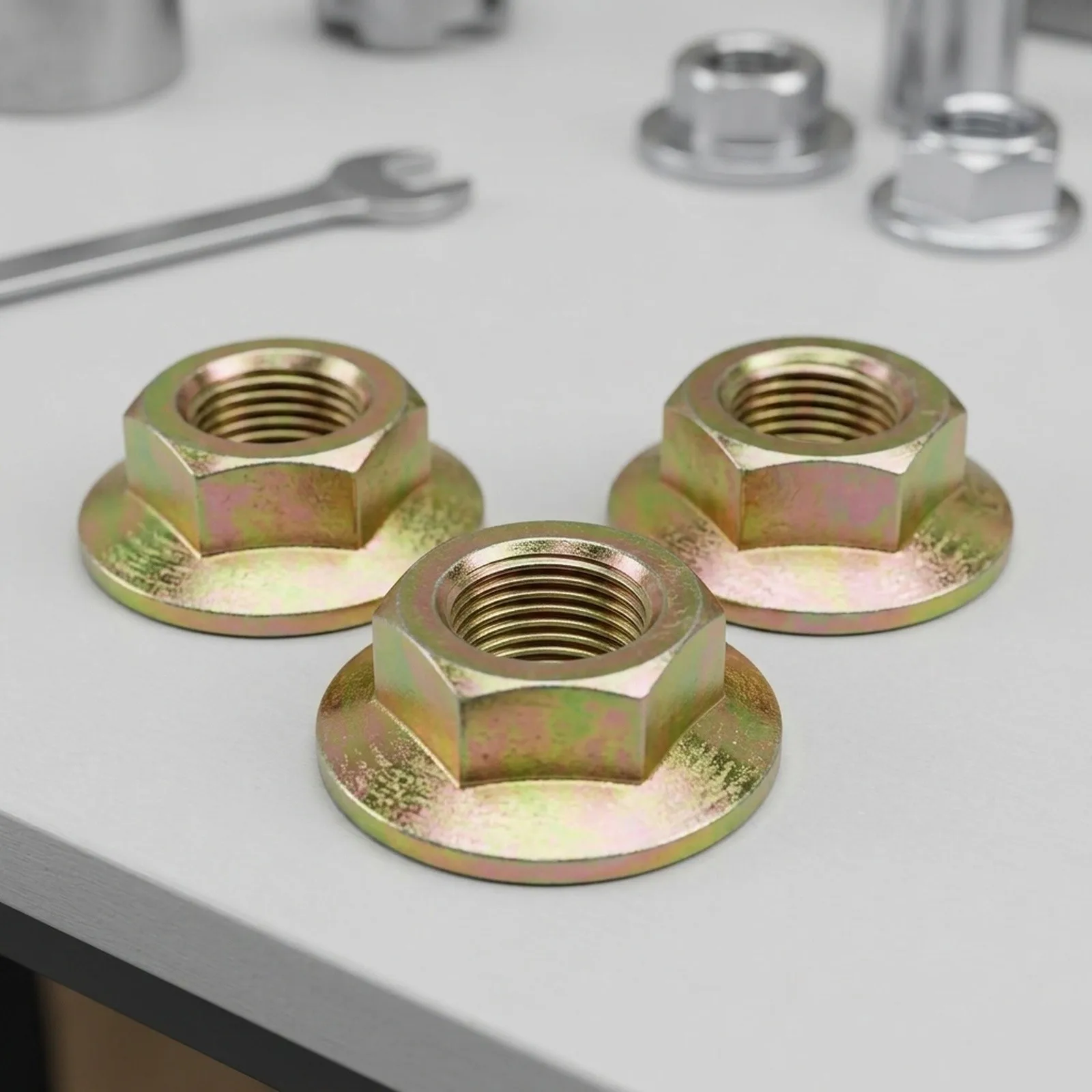 Maximize Efficiency with Replacement Spindle Blade Nuts (3pcs) for Cadet for zero Turn Mower for rzt 50 for rzt 54 RZT4