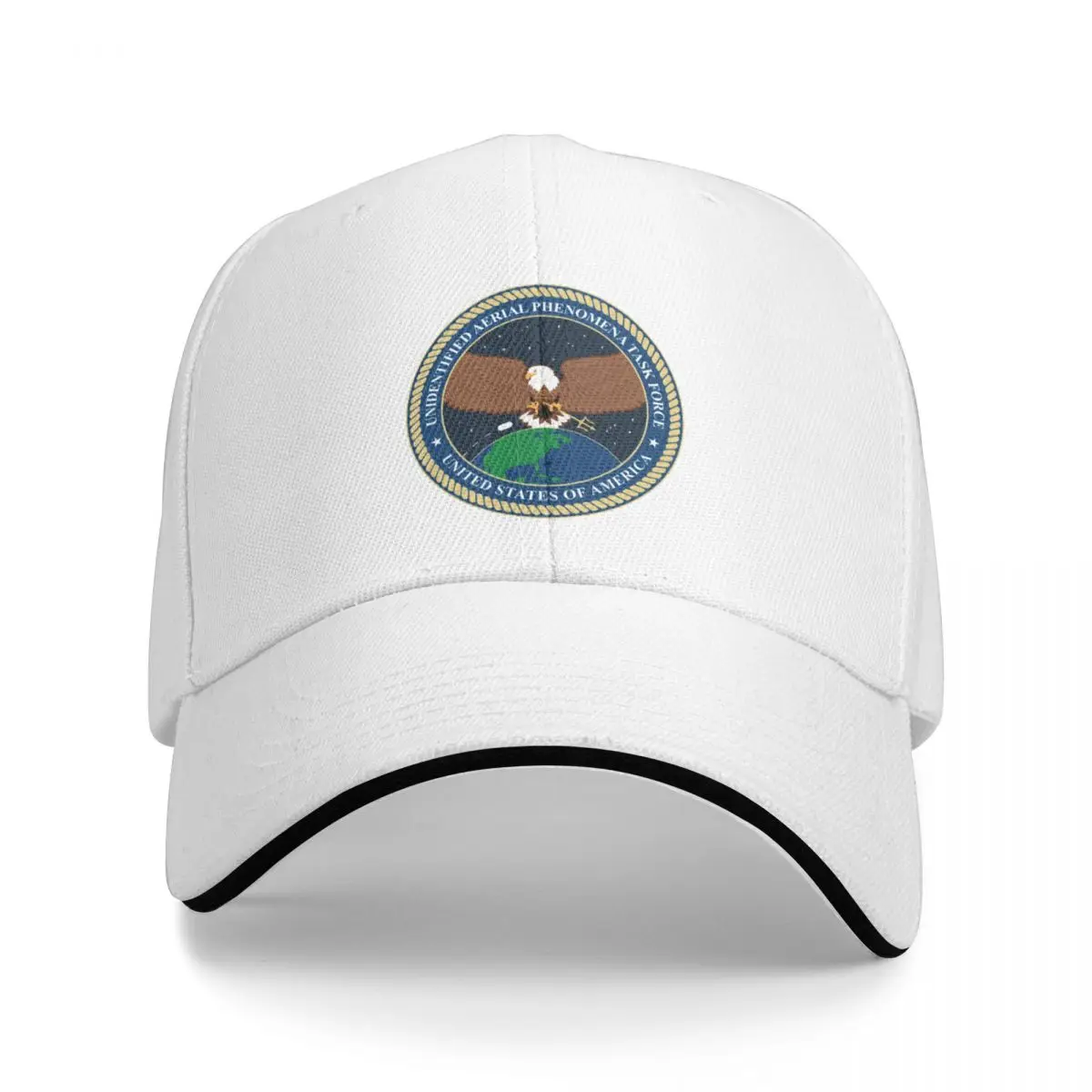 Unidentified Aerial Phenomena Task Force (UAPTF) Insignia Baseball Cap Wild Ball Hat Golf Hip Hop Golf Wear Men Women's