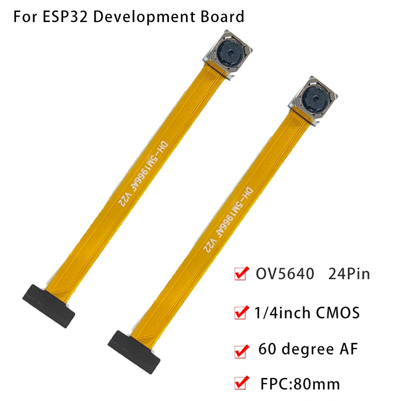 OV5640 Camera Module 5MP 24PIN DVP/Mipi For ESP32   STM32 K210   65Degree Auto Focus