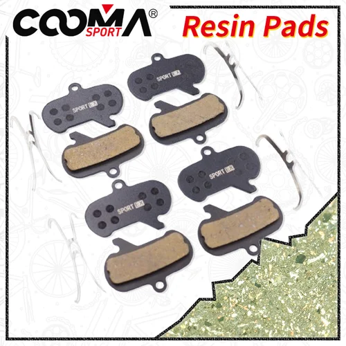 4 pares, pastillas de freno de bicicleta para pinza hidráulica SRAM Maven, clase Sport EX, resina