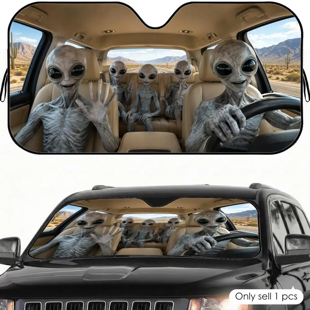 Off-World Cruisers Sun Visor Car Sun Shade Front Windshield Coverings Blocker Auto Protector Window Visor Screen Cover