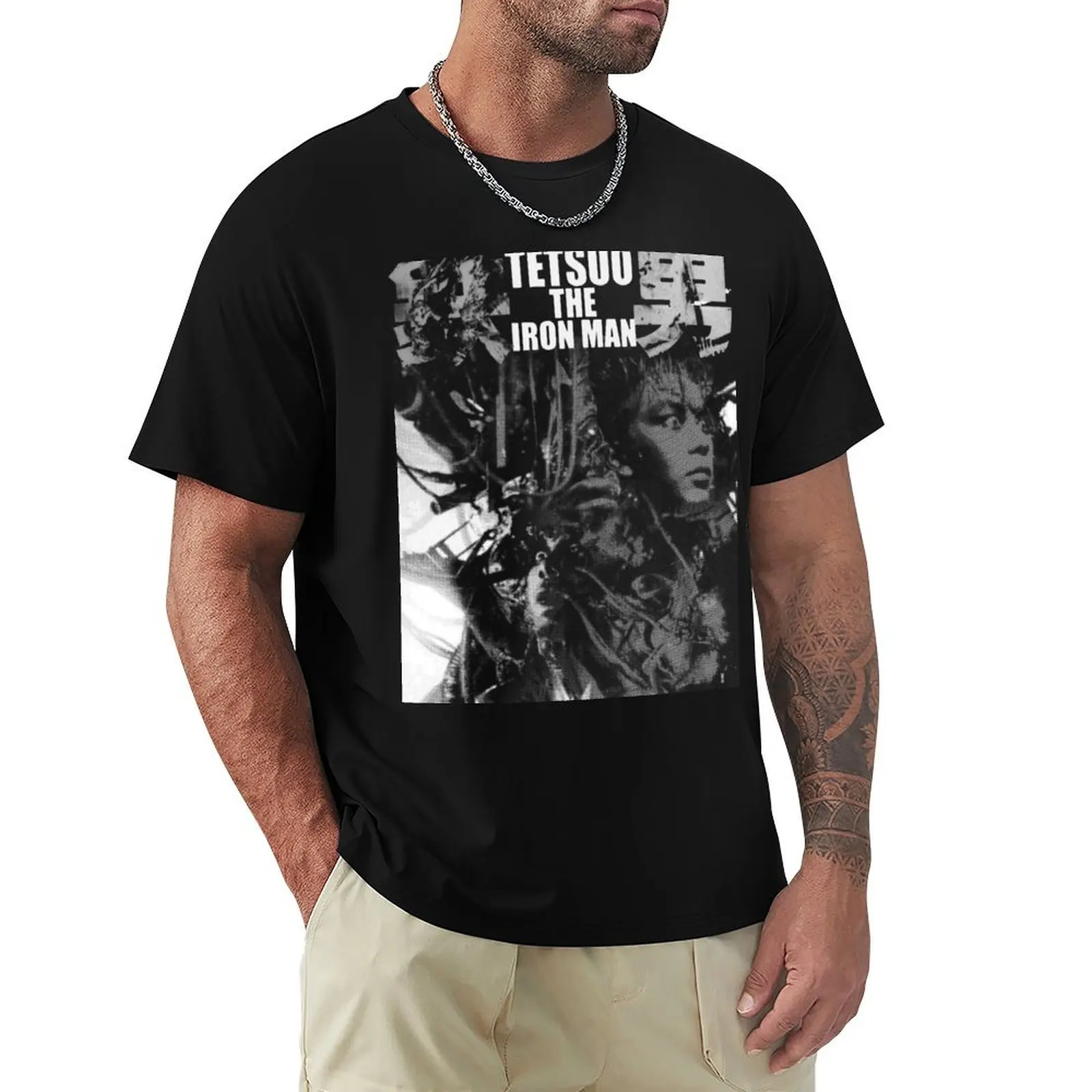 

TETSUO The Iron Man T-Shirt summer top baggy shirts shirts men graphic