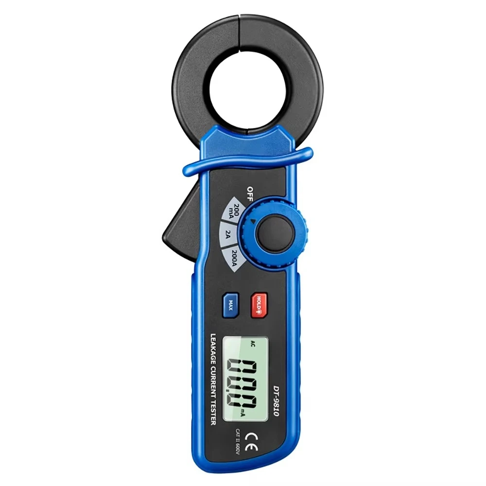 

DT-9810 Mini Clamp Meter AC Leakage Current Tester with High Visibility LED Lights