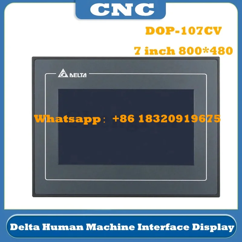 CNC Laest 7'' Inch Delta DOP-107CV HMI Touch Screen Human Machine Interface Display Replace MK070E-33DT HP070-33DT