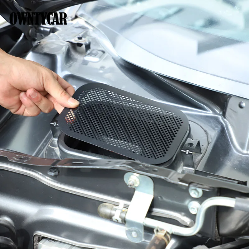 For Mazda MX-5 ND 2016-2026 Stainless Steel Car Engine Compartment Air Conditioning Intake Anti Rodent Mesh Cover Accessories