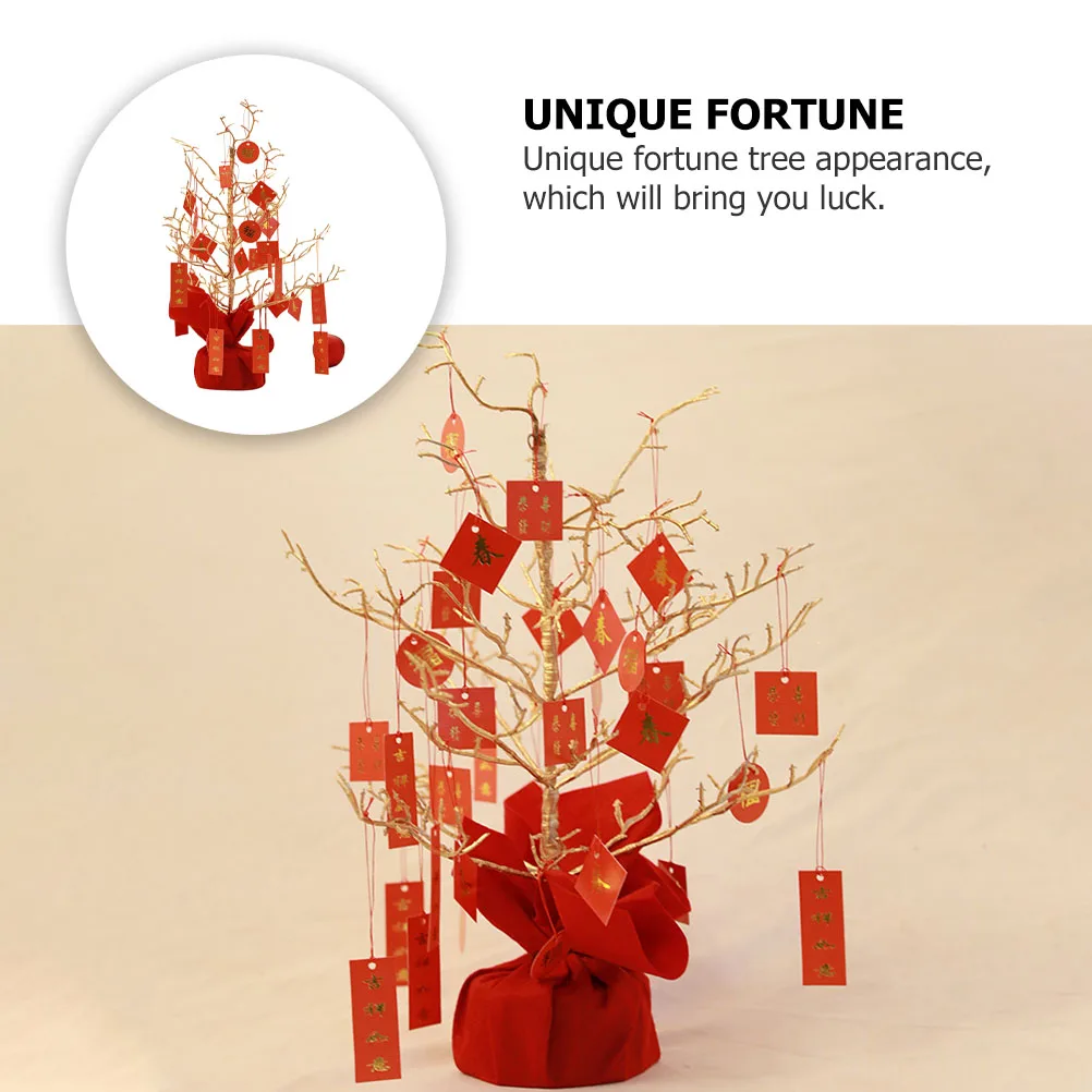 

Simulated Fortune Decor Home Ornament New Year Chinese Style Photo Prop Desktop Garden Decoration Plastic Living Room Shopping