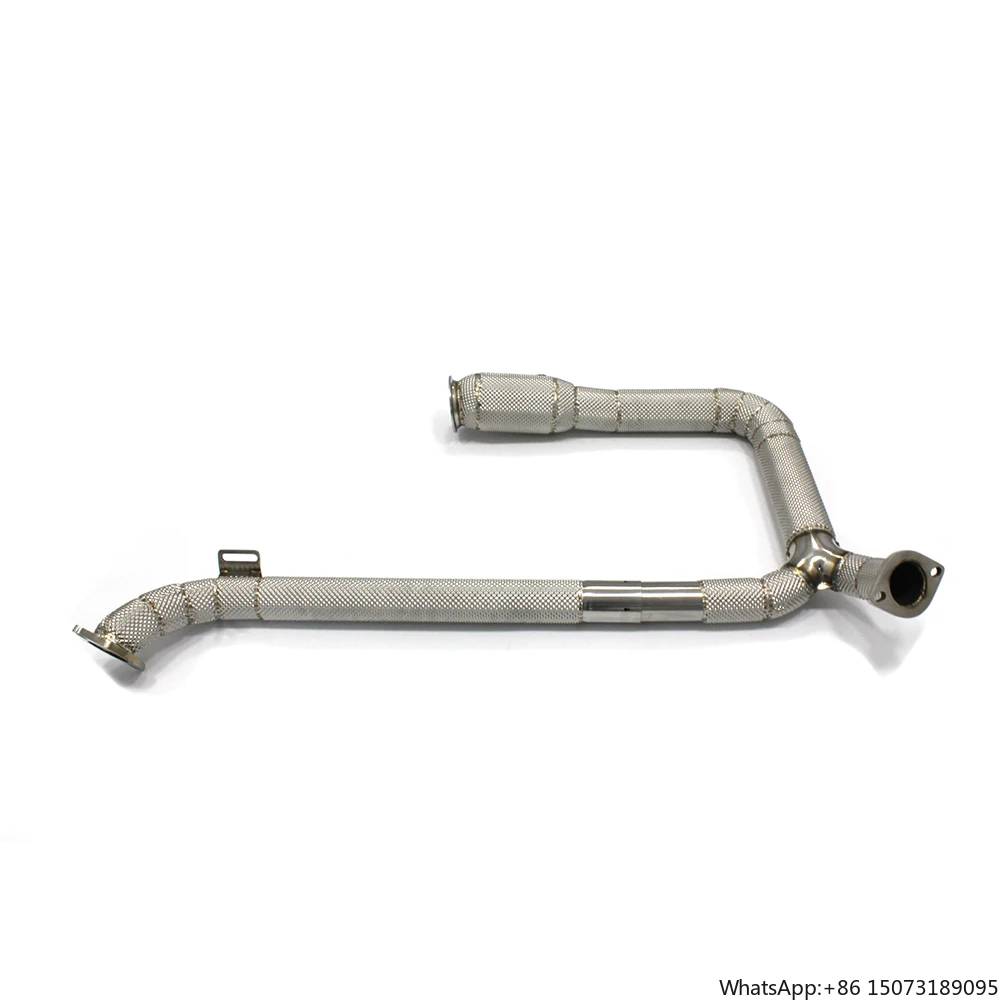 

304 Stainless Steel Exhaust Pipe for 718 2019-2021 2.0T Exhaust Downpipe