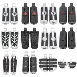 Motorcycle Front & Rear Foot Pegs Footrests For Honda Magna 750 Shadow VLX600 VLX 600 Deluxe Rebel 250 VT1300 Fury Footboards